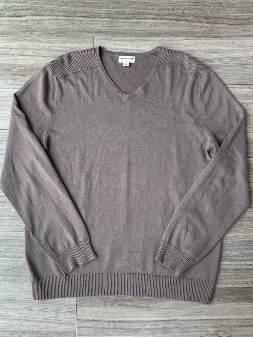 Banana Republic Cotton V-Neck Sweater Size XL